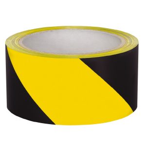 Cinta Delimitadora Amarillo-Negro 50 mm x 30 mts.