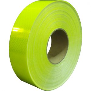 Cinta Reflectante Amarillo Limón 45,72 mts x 50 mm